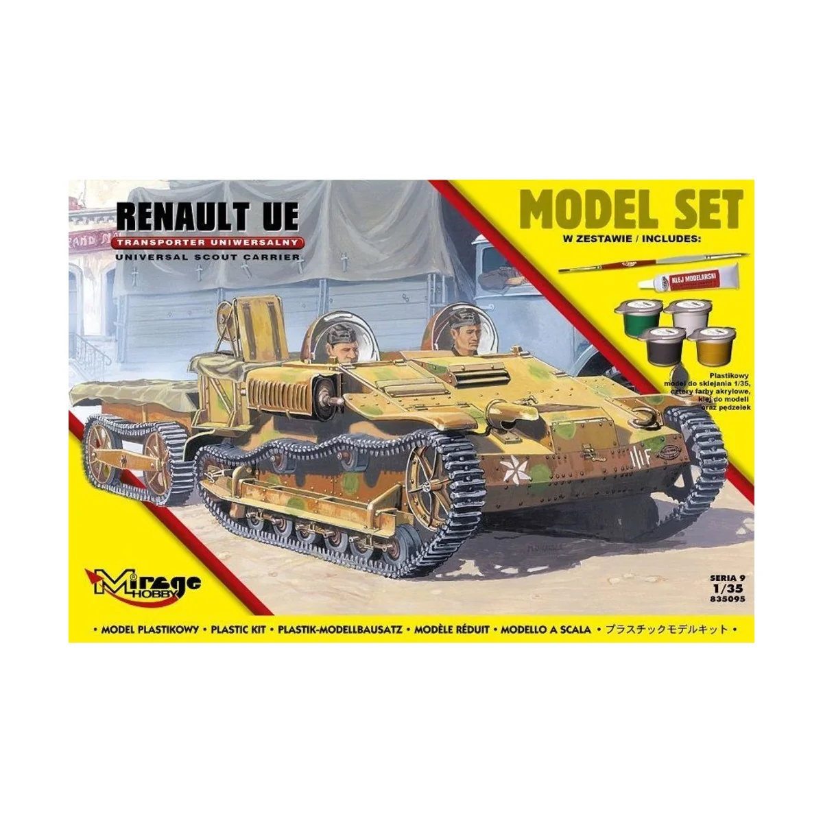 Renault UE reconnaissance tankette(Model Model Set - Mirage Hobby 8...