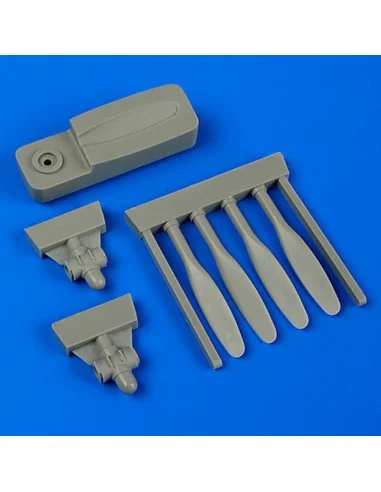 C-45 propellers w/tool for ICM, 1/48 - Quickboost QB48 656