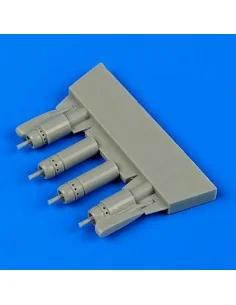 F4U-5 Corsair gun barrels with pylons for Hasegawa, 1/48 - Quickboo...