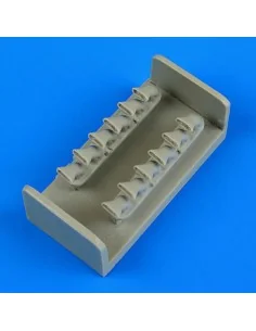 P-40M Kitty Hawk exhaust for Hobby Boss, 1/48 - Quickboost QB48 685