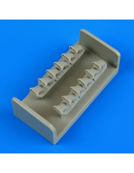 P-40M Kitty Hawk exhaust for Hobby Boss, 1/48 - Quickboost QB48 685