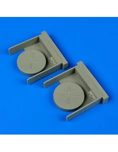MiG-29A Fulcrum exhaust covers type B, 1/48 - Quickboost QB48 686