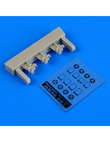 I-153 Chaika gunsights, 1/48 - Quickboost QB48 687