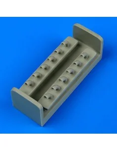 P-40E Kittyhawk exhaust, 1/48 - Quickboost QB48 688