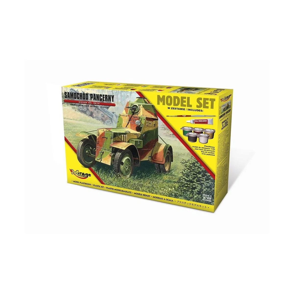 Armoured Car Model 1943/II (Model Set), 1/35 - Mirage Hobby 835096