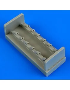 Yak-3 exhaust for Zvezda, 1/48 - Quickboost QB48 699