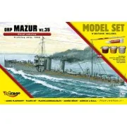 ORP"MAZUR"1935(Training Ship)(Model Set), 1/400 - Mirage Hobby 840061 ORP"MAZUR"1935(Training Ship)(Model Set), 1/400 - Mirage Hobby 840061