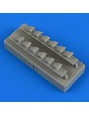 Bf 109G exhaust f. Eduard, 1/48 - Quickboost QB48 734