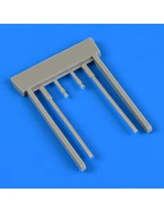 Bf 109G-6 gun barrels for Eduard, 1/48 - Quickboost QB48 736