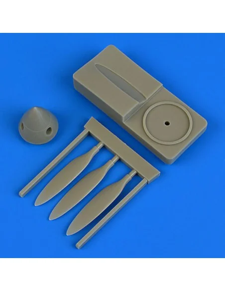 P-40B/C Warhawk propeller w/tool f.Bronc, 1/48 - Quickboost QB48 783