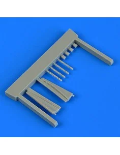 P-40B warhawk gun barrels for Airfix, 1/48 - Quickboost QB48 785