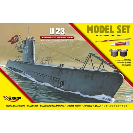 U23 (German Submarine WWII TypeIIB(Model (Model Set), 1/400 - Mirag... U23 (German Submarine WWII TypeIIB(Model (Model Set), 1/400 - Mirag...