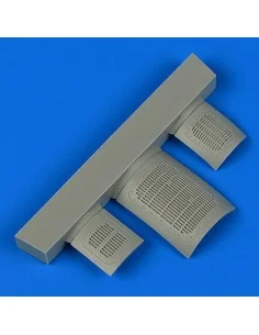 Su-34 Fullback tail cooling grilles for Kitty Hawk, 1/48 - Quickboo...