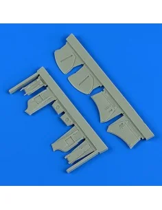 Hawker Hunter undercarriage covers for Airfix, 1/48 - Quickboost QB...