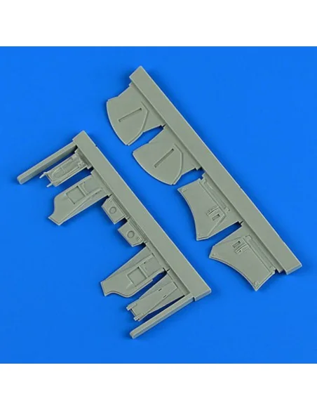 Hawker Hunter undercarriage covers for Airfix, 1/48 - Quickboost QB...