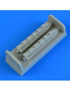 Bf 109G-10 exhaust for Revell, 1/48 - Quickboost QB48 899