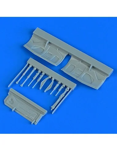 F-16A/B Fighting Falcon undercarriage covers f.Hasegawa, 1/48 - Qui...