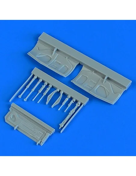 F-16A/B Fighting Falcon undercarriage covers f.Hasegawa, 1/48 - Qui...