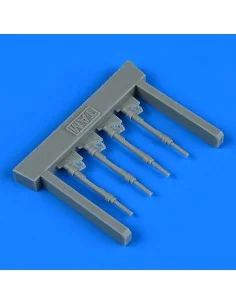 Bf 109G-6 piston rods with undercarriage legs locks f. Tamiya, 1/48...