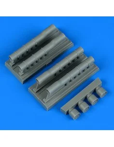 Dornier Do 217N-1 exhaust for ICM, 1/48 - Quickboost QB48 918