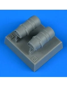 Macchi Mc.205 Veltro oil radiators for Hasegawa, 1/48 - Quickboost ...