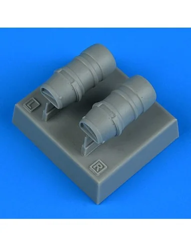 Macchi Mc.205 Veltro oil radiators for Hasegawa, 1/48 - Quickboost ...