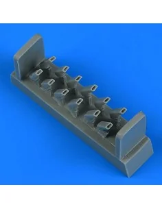 Bf 109E exhaust for Eduard, 1/48 - Quickboost QB48 942