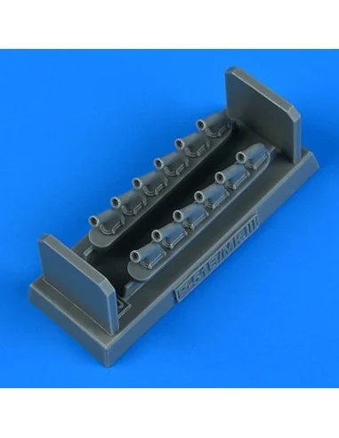 P-51B/Mk.III Mustang exhaust for Tamiya, 1/48 - Quickboost QB48 945
