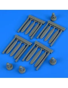 B-17G flying fortress propellers for HK Model, 1/48 - Quickboost QB...
