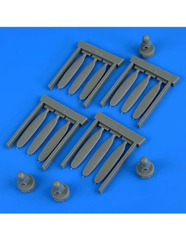 B-17G flying fortress propellers for HK Model, 1/48 - Quickboost QB...