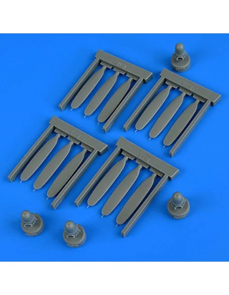 B-17G flying fortress propellers for HK Model, 1/48 - Quickboost QB...