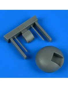 B-26B-50 Invader gun turret for ICM, 1/48 - Quickboost QB48 950