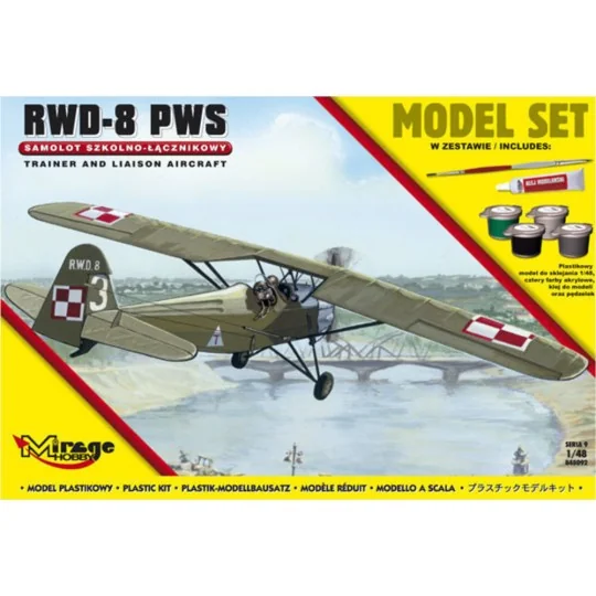 R.W.D.-8 PWS(Trainer a.Liaison plan vers (Model Set), 1/48 - Mirage... R.W.D.-8 PWS(Trainer a.Liaison plan vers (Model Set), 1/48 - Mirage...