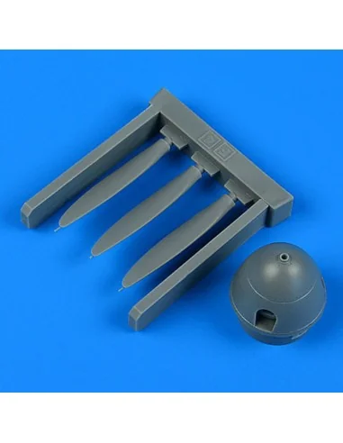 Bf 109F-4 propeller for Eduard, 1/48 - Quickboost QB48 960