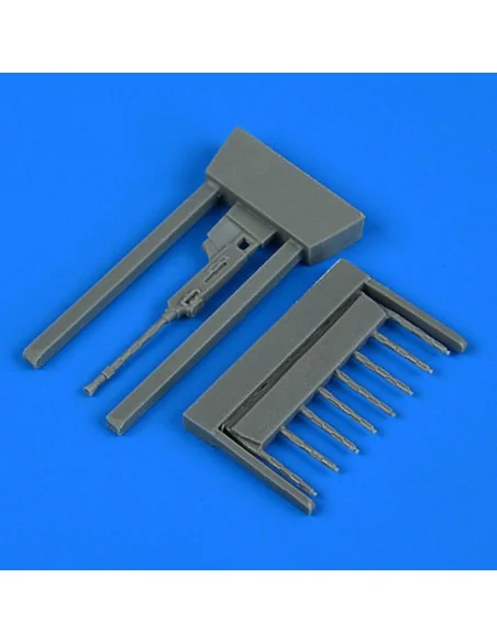 Fokker G-1 gun barrels and machine gun for Micromir, 1/48 - Quickbo...