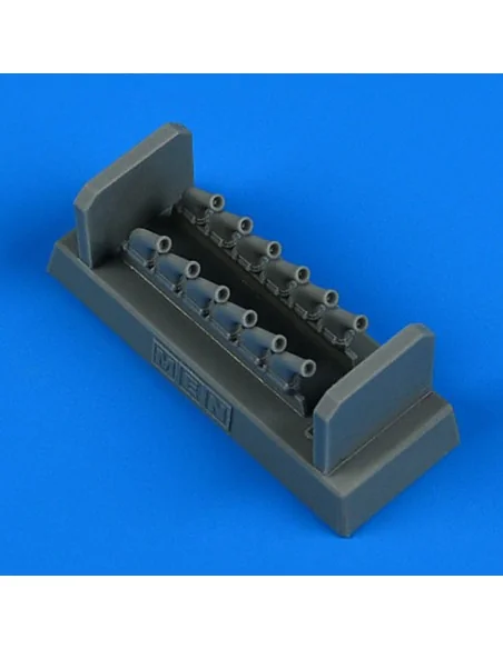 P-51D/K Mustang exhaust for MENG, 1/48 - Quickboost QB48 969