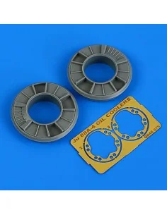 Ju 88A-4 oil coolers for ICM, 1/48 - Quickboost QB48 975