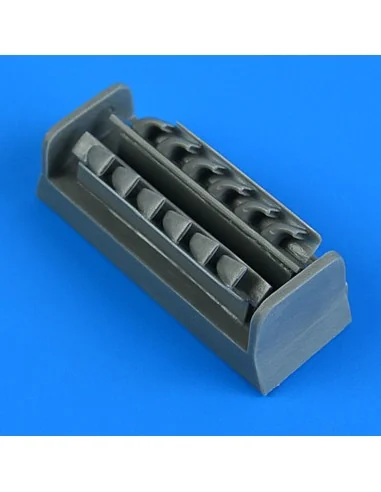 Bf 109F/G/K exhaust for EDUARD, 1/48 - Quickboost QB48 978