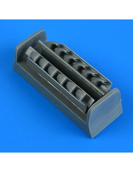 Bf 109F/G/K exhaust for EDUARD, 1/48 - Quickboost QB48 978