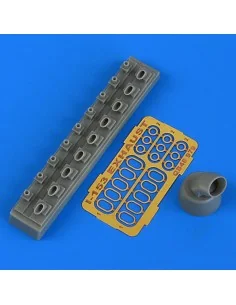 I-153 Chaika exhaust for ICM, 1/48 - Quickboost QB48 979