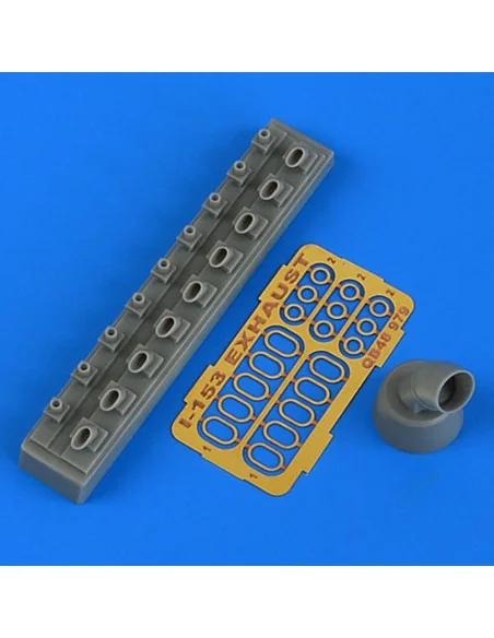 I-153 Chaika exhaust for ICM, 1/48 - Quickboost QB48 979