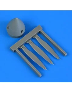 P-40E Warhawk propellers, 1/48 - Quickboost QB49 016