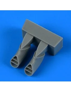 OV-10A Bronco exhaust for ICM, 1/48 - Quickboost QB49 040