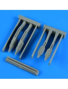F-35A Lightning II pylons & missile launchers TAMIYA, 1/48 - Quickb...