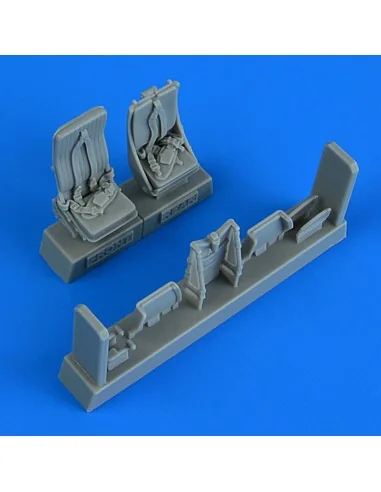 Mi-24 Hind seats with safety belts for TAMIYA, 1/48 - Quickboost QB...