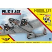 PZL-37 B Los (Polish Bomber Aircraft) Model Set - Mirage Hobby 872092