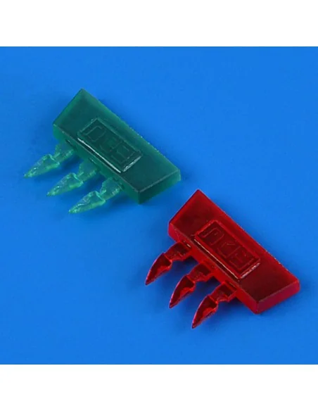 Bf 109K position lights (coloured), 1/48 - Quickboost QB49 086