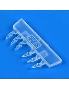 Bf 109K clear position lights (with light bulb), 1/48 - Quickboost ...