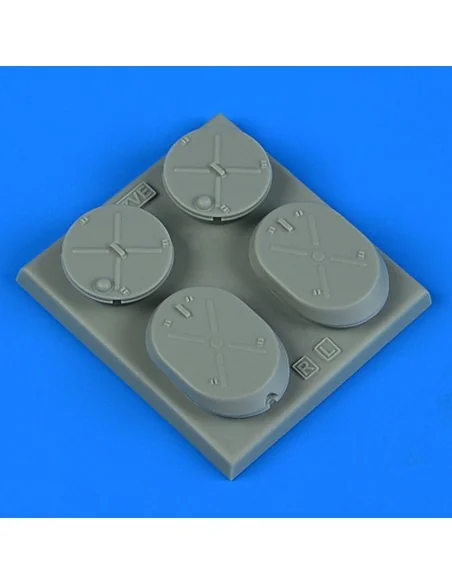 Su-25 Frogfoot FOD covers, 1/48 - Quickboost QB49 100