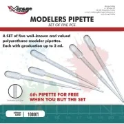 MIRAGE MODELLERS PIPETTES (5 pcs + 1 free pc. / each 2 ml) - Mirage...